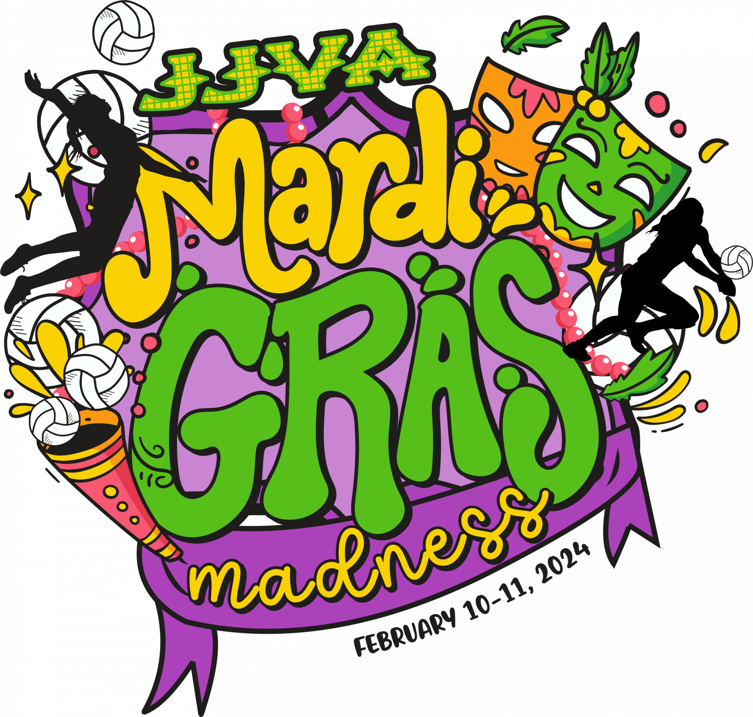 2024 Mardi Gras Madness Jacksonville Juniors Volleyball Association JJVA